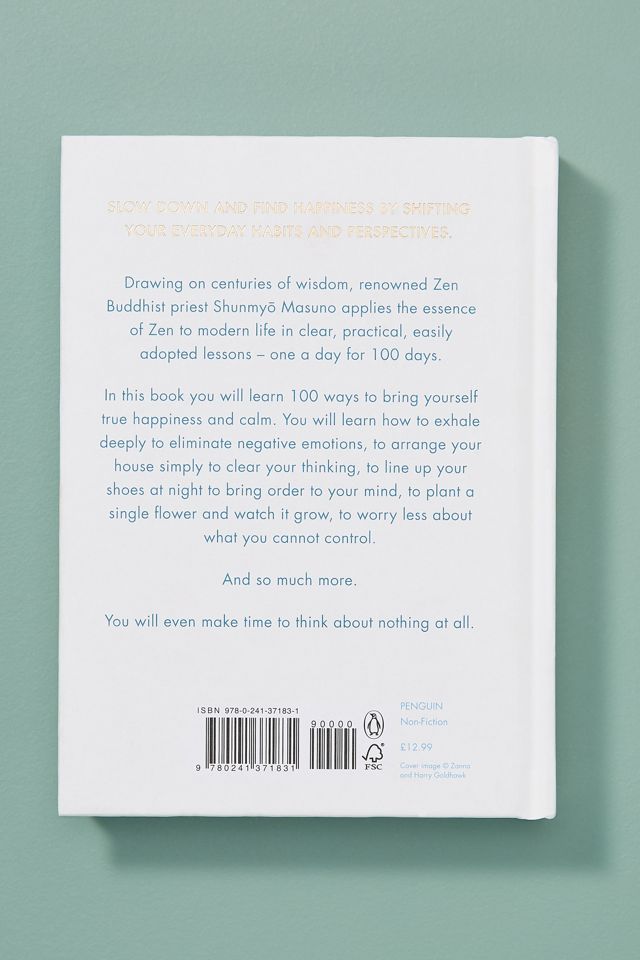 Zen the art of simple living anthropologie de