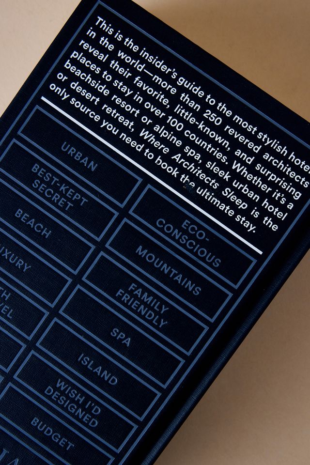 Où dorment les architectes : Les hôtels les plus élégants du monde Livre #1