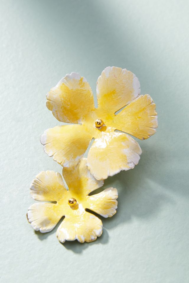 Jennifer Behr Faye Floral Drop Earrings #1