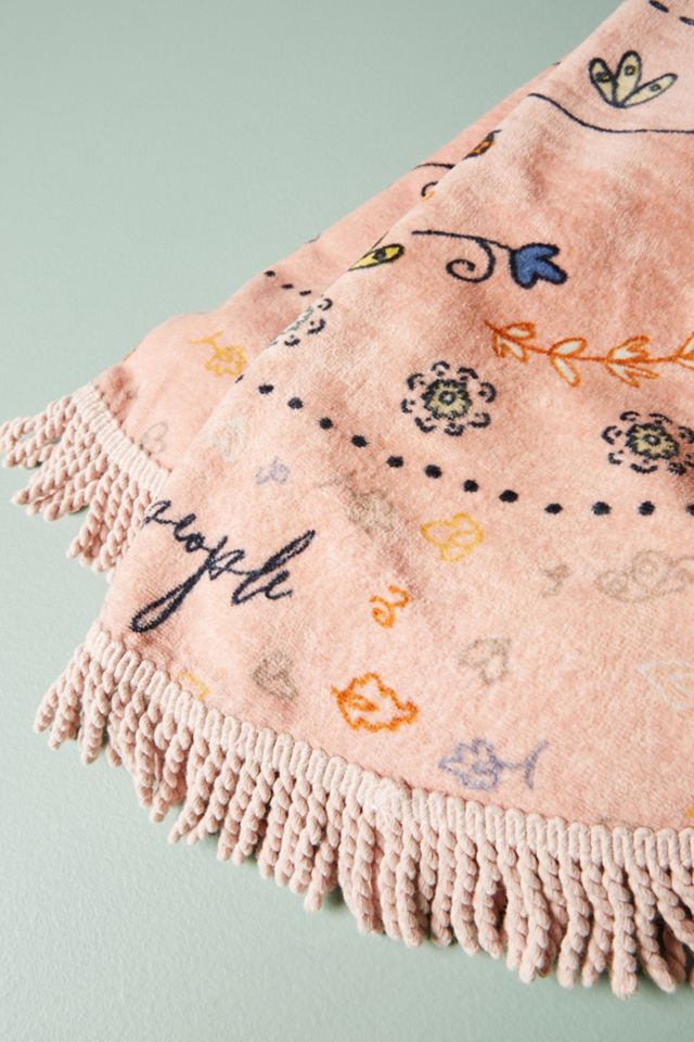 Kids Fringed Beach Towel #1