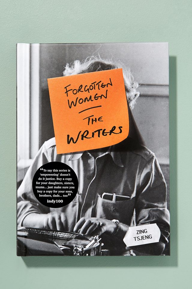 Close-up of a vintage book titled ‘Forgotten Women Writers’ with ornate cover design