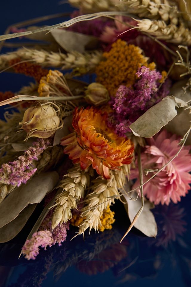 FOREST Flower Studio Hay Moon Dried Floral Wreath #2