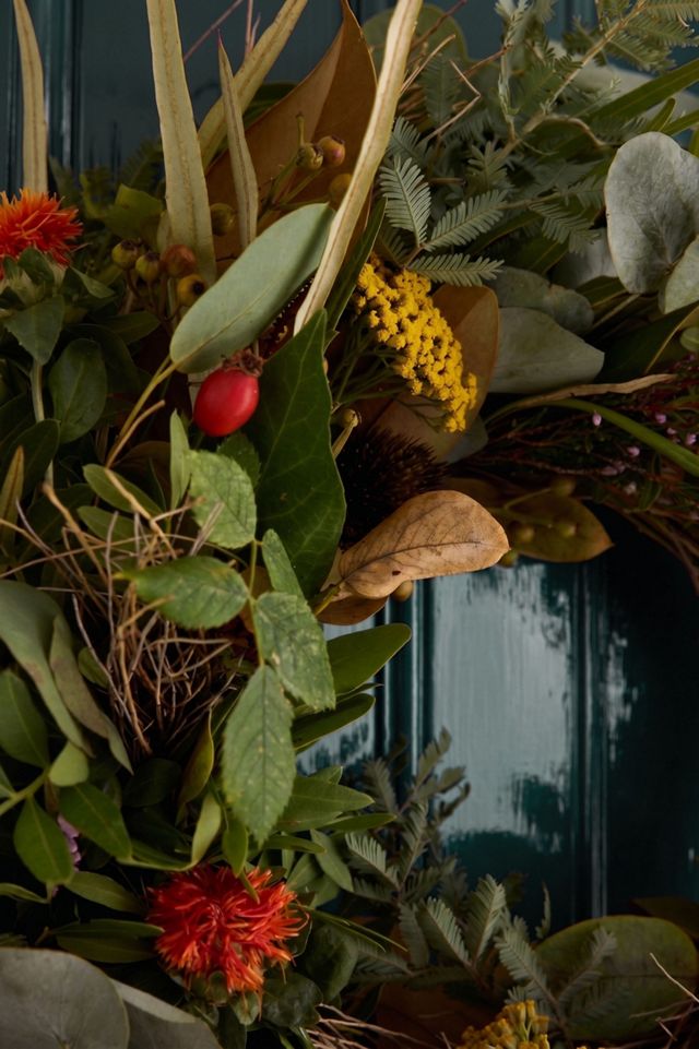 FOREST Flower Studio Hedgerow Fresh Foliage Wreath #1
