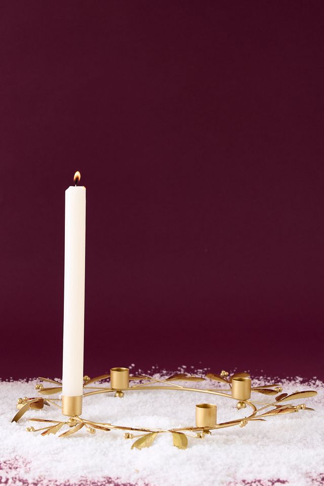 Iron Wreath Candle Holder | Anthropologie UK