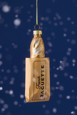 Boule de Noël en forme de baguette