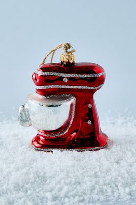 Food Mixer Glass Bauble
