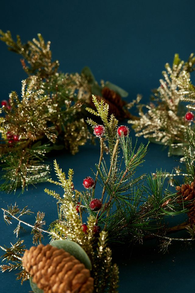 Mixed Fir Cone Garland #1