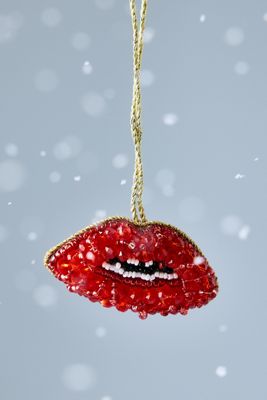 Anna + Nina Beaded Pout Ornament