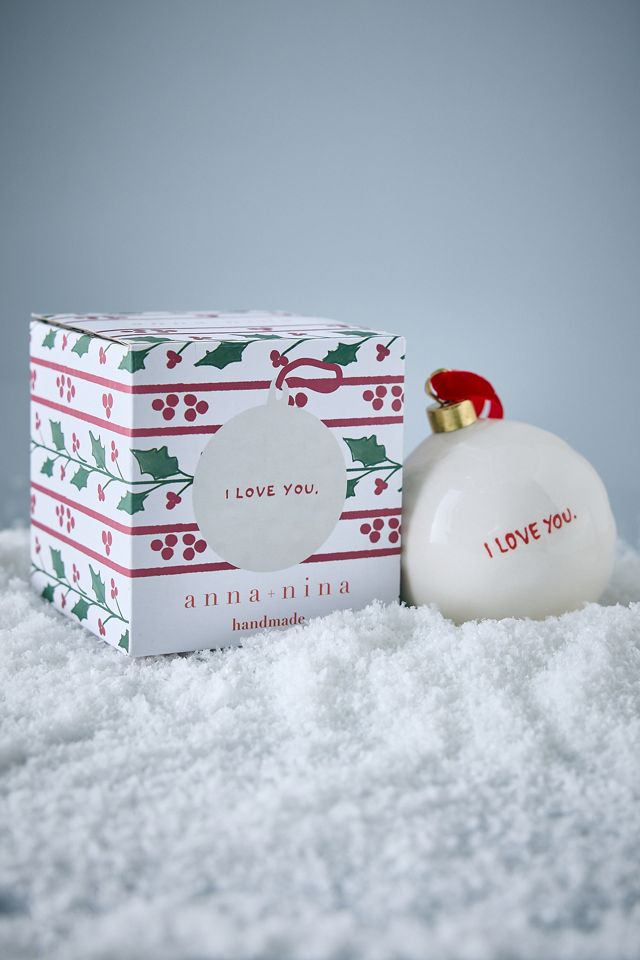 Anna + Nina Ich liebe dich Ornament #1