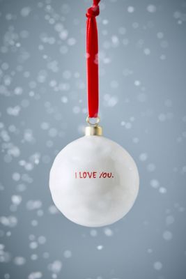 Anna + Nina Ich liebe dich Ornament