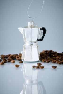 Adorno de Cafetera Moka de Vidrio Vondels