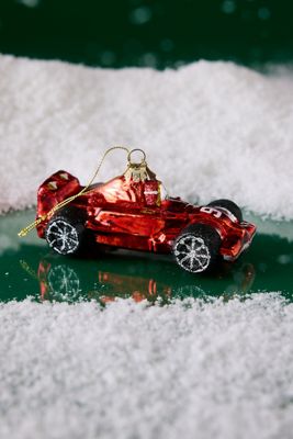 Vondels Glasornament Roter Rennwagen