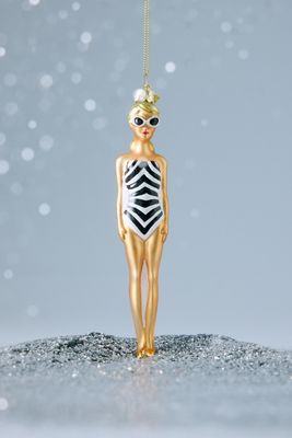 Adorno de Cristal Vondels Muñeca Barbie Original 1959