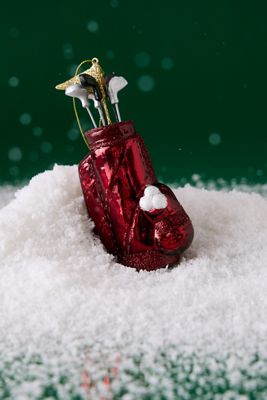 Vondels Glas-Golftasche-Ornament