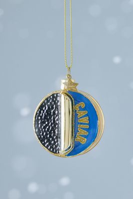 Ornement Boîte de Caviar en Verre Vondels