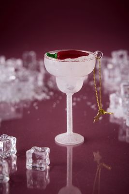 Ornement Cocktail Margarita Épicée en Verre Vondels