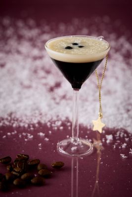 Adorno de Vidrio de Martini Espresso Vondels