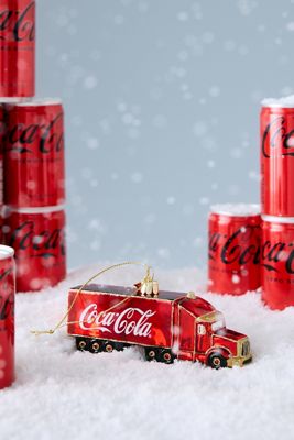 Vondels Adorno de Vidrio de Camión de Coca Cola