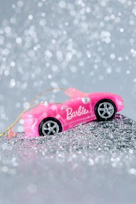 Vondels Glas Barbie Auto Ornament