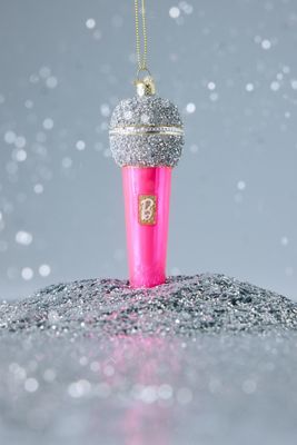 Ornement Microphone Barbie en Verre Vondels
