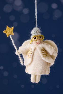 Felt So Good Faith the Fairy Godmother Felt Ornament