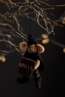 Felt So Good Spellbound Mouse Felt Hanging Halloween Decoration