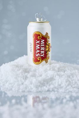 studio THIE Glass Beer Can Ornament
