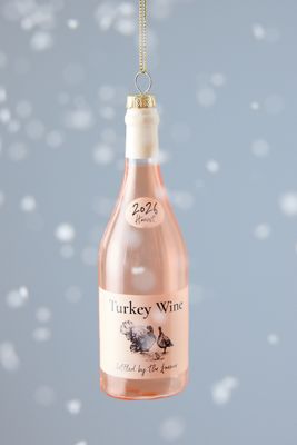 Adorno de Vino de Pavo de Vidrio studio THIE