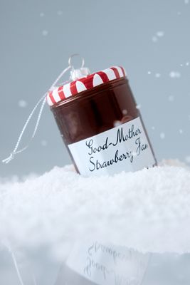 Ornement pot de confiture en verre studio THIE