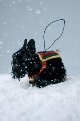 Decoración de Perro Scottie de Cerdas studio THIE