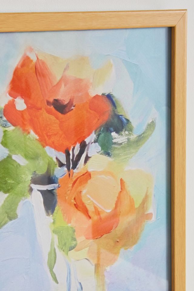 Orange Roses Wall Art #1