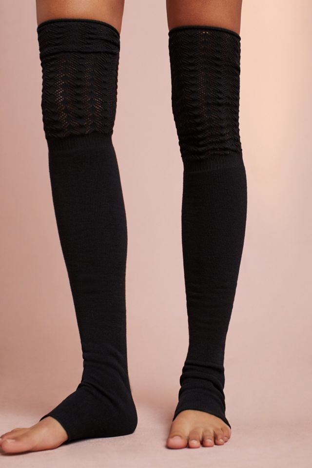 Black Sasha Leg Warmers