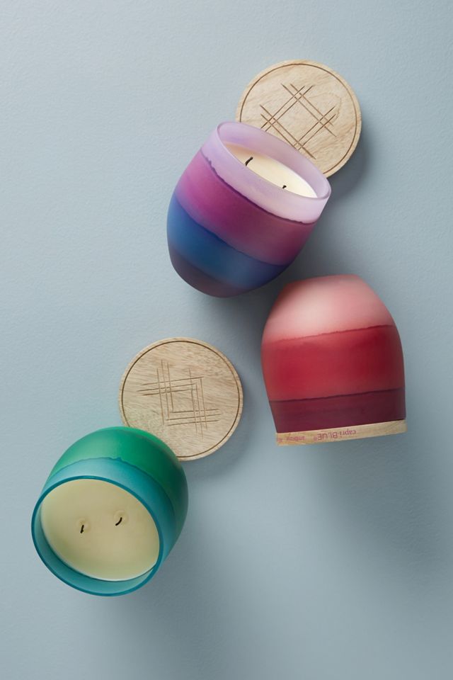 Dip-Dyed Candle #1