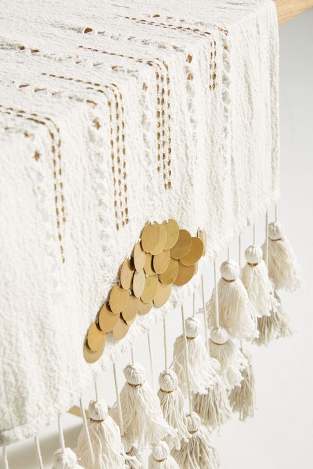Gold Inflection Table Runner #2