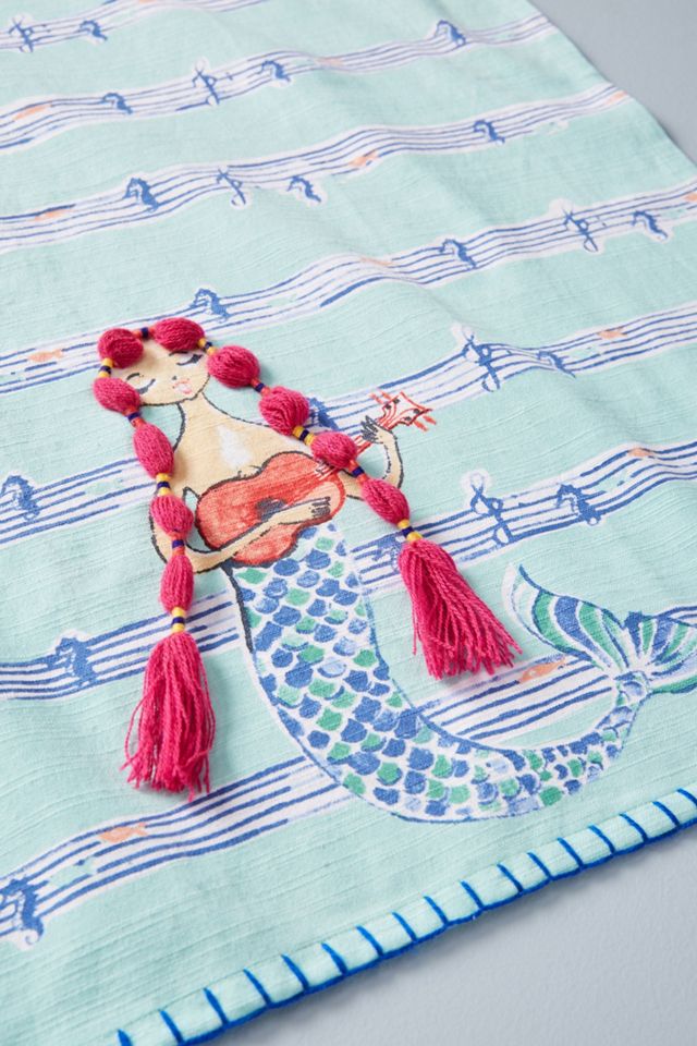 Mermaid Dish Towel #1