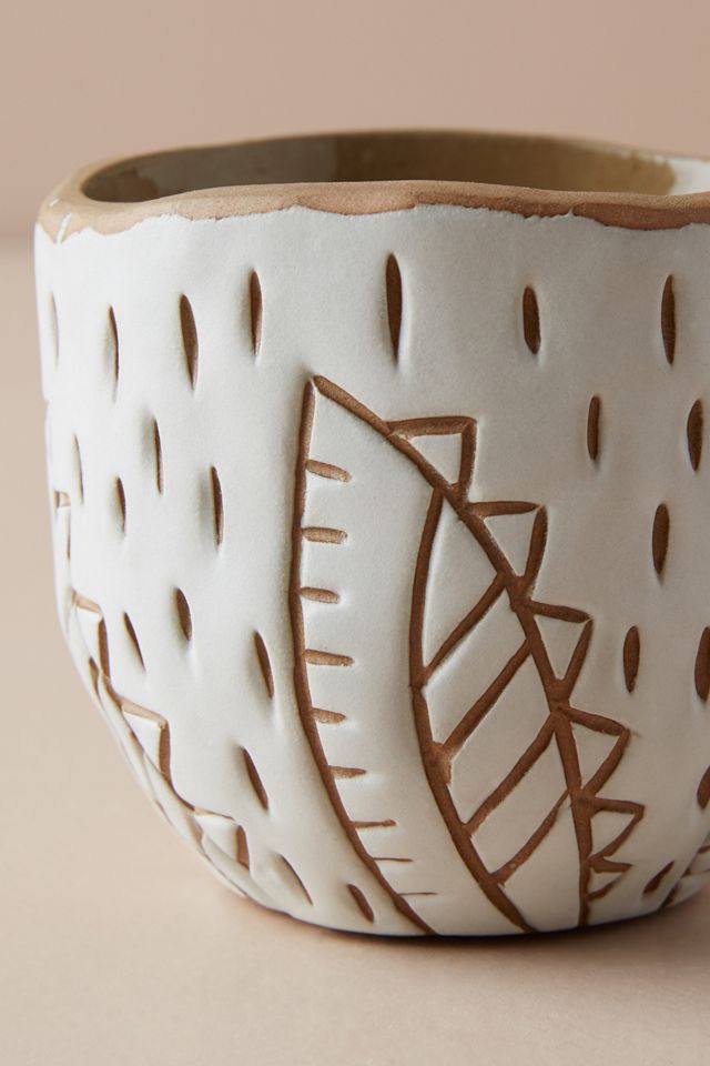 Knotwork LA Etched Ceramic Candle #1
