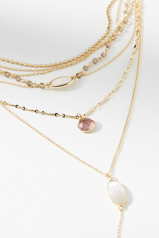 Logan Layered Y-Necklace #1