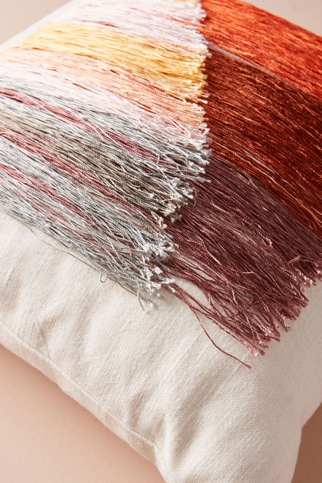 Atmospheric Fringe Pillow #2