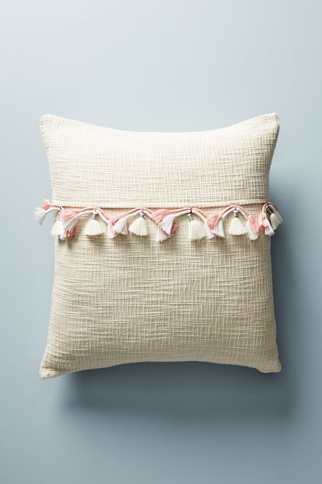 Anthropologie shop tassel pillow