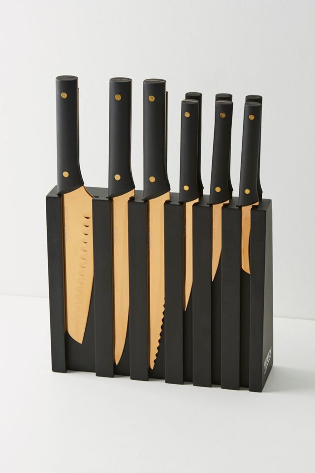 Bronzed 13-Piece Knife Block Set #2