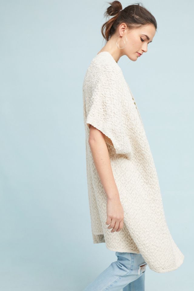 Open Knit Kimono
