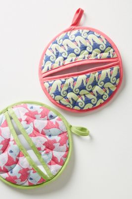 Sonrisa Potholders, Set of 2