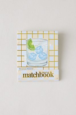 Zesty Lemons London Martini Matchbook