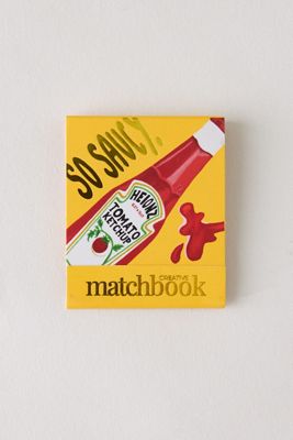 Zesty Lemons London Saucy Matchbook