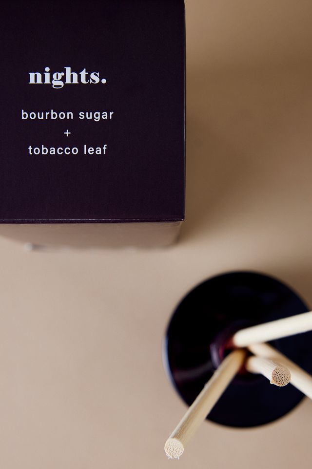 wxy. Nights Bourbon Sugar & Tobacco Leaf Classic Reed Diffuser #1
