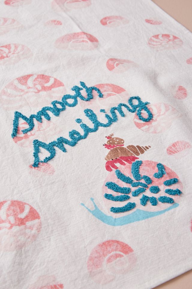 Smooth Snailing Dish Towel #1