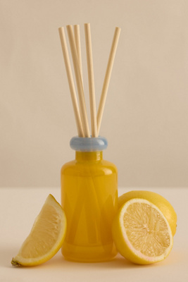 Paddywax Zesty Lemon Reed Diffuser In Yellow