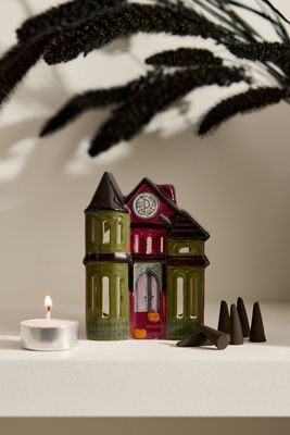 Paddywax Soporte para Incienso y Vela de Té Casa Mística