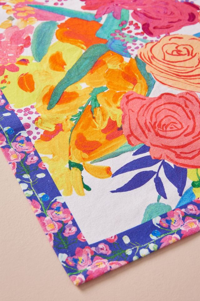 Bridgette Thornton Paint + Petals Dish Towel #1