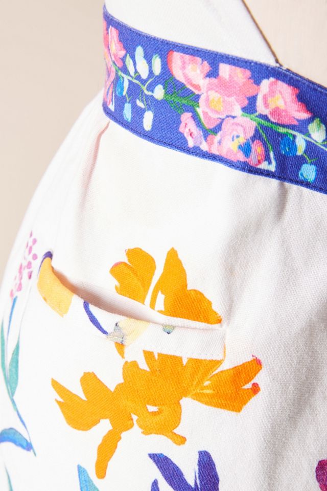 Bridgette Thornton Paint + Petals Apron #1